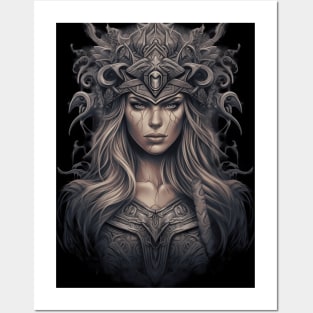 Viking Shield Maiden 03 Posters and Art